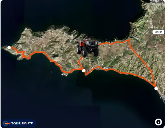 ATV Highest Point Tour Tour Route